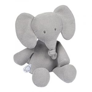 Tembo - Grey Elephant Knitted Plush