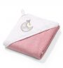 Hooded Towel Terry - Pink - 100x100cm