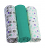 Muslin Diaper - Turquoise - 3 Pcs