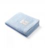 Knitted Bamboo Blanket - Blue