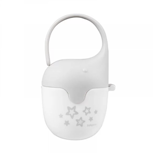 Elephant Soother Case - Grey