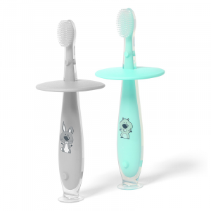 Safe Baby Toothbrush - Grey/Turqouise