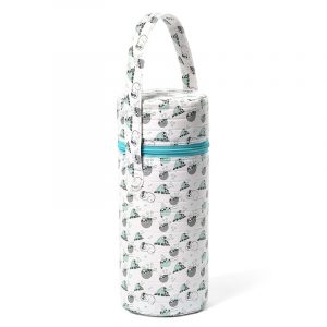 Insulated Bottle Bag - Sloths Green