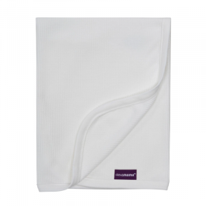 Cotton Blanket for Crib & Pram - White