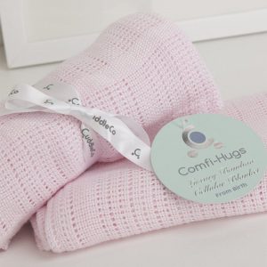 Comfi-Hugs Bamboo Cellular Blanket - Pink