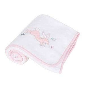 Comfi Love Luxury Fleece Blanket - Pink Rabbit
