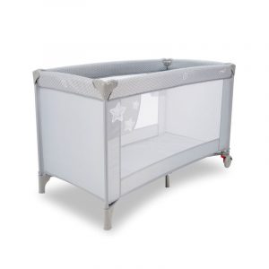 Travel Cot Baleares Stars - Grey