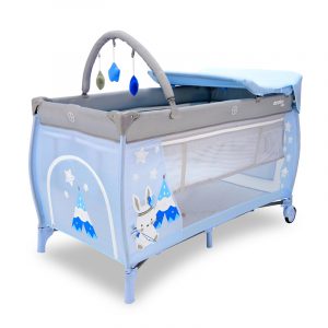 Travel Cot Rabbit Tippi Blue