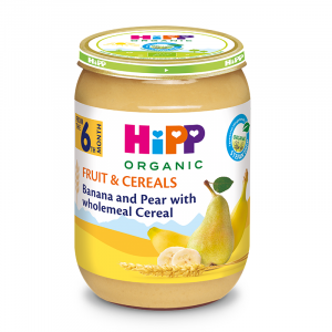 Banana and Pear with Wholemeal Cereal - 190G