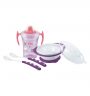 Easy Learning Eating Set - Purple