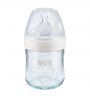 White Glass Nature Sense Bottle - 0-6m