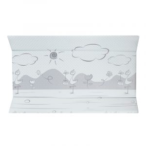 Flex Changing Mat - Grey Stork