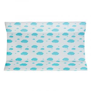 Flex Changing Mat - Turquoise/Clouds