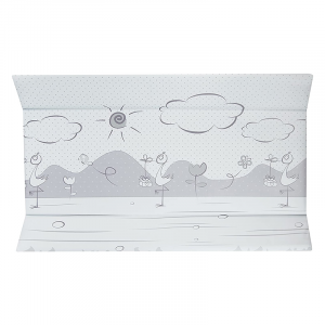 Rigid Changing Mat - Grey Stork