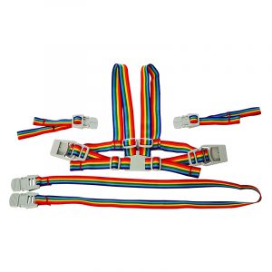 Safety Harness & Reins - Rainbow