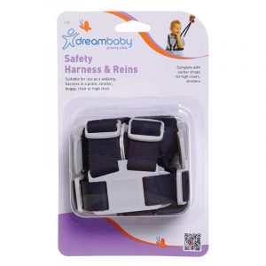 Safety Harness & Reins - Navy Blue