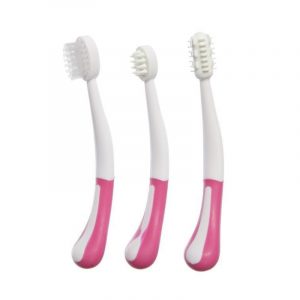 Pink Toothbrush Set - 3 Stages