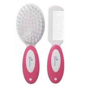 Deluxe Brush & Comb Set - Pink