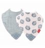100% Cotton Bib with Teether - 3M+ - Assorted