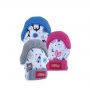 Mitten with Silicone Part Teether - Assorted