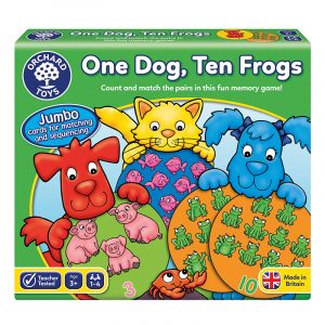 One Dog, Ten Frogs