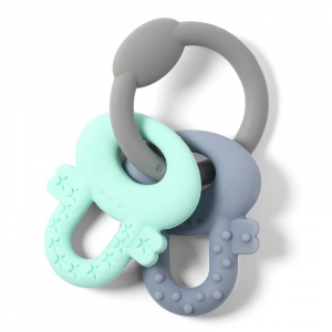 Ortho Teether - Blue/Grey