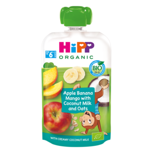 Apple, Banana & Mango W/Coconut Milk & Oats – 100g