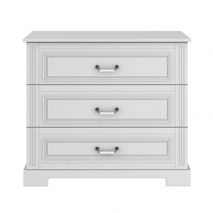Ines Elegant White Chest of Drawers