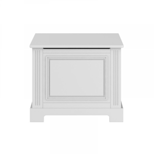 Ines Elegant White Toy Box