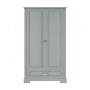 Ines Neutral Gray 2-Door Wardrobe Tall