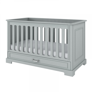 Ines Neutral Gray Cot/Toddler Bed - 70x140