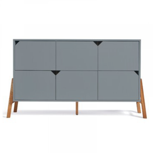 Lotta Gray 6-Drawer Chest