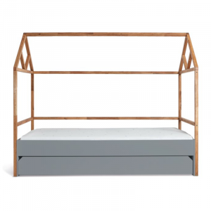 Lotta Gray Bed House Frame - 90x200