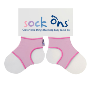 Sock Ons®- Pink (0-6 Months)
