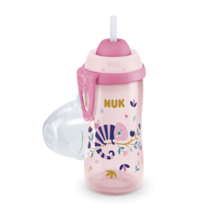 Zebra & Chameleon Flexi Cup w/straw - 300ml