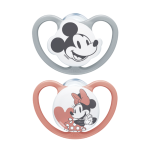 Mickey & Minnie Mouse Soothers - 0-6m
