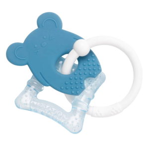 Nattou Cooling Silicone Teether - Blue