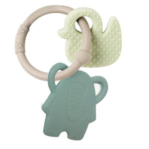 Nattou Silicone Teether - Green