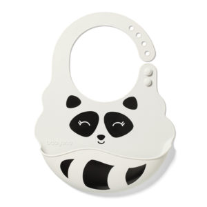 Silicone Bib - Racoon