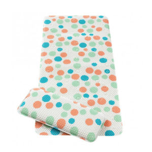 Baby Bath Mat w/Kneeling Cushion - Dots