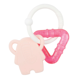 Nattou Cooling Silicone Teether - Pink
