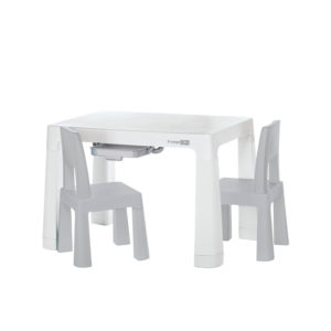 Kids Table & Chair Set - Grey