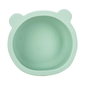 Silicone Bear Bowl - Green