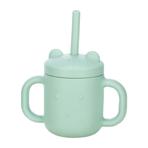 Silicone Cup with Handles - Mint