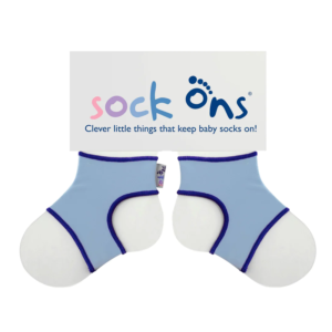 Socks Ons®- Blue (6-12 Months)