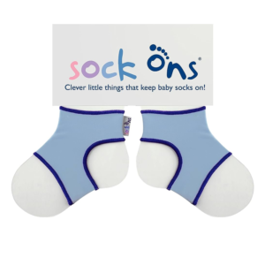Socks Ons®- Blue (0-6 Months)