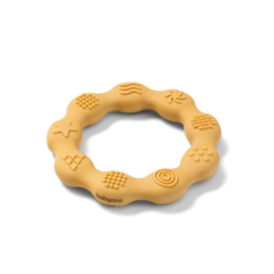 Ring Silicone Teether – Mustard