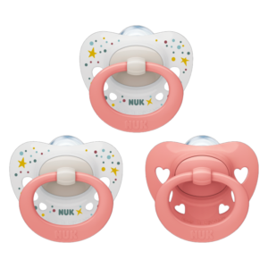 Silicone Pacifier  – 0-6 m – 2+1 Free - Assorted