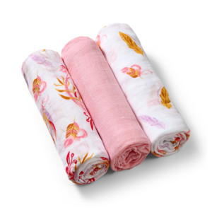 Bamboo Diapers – Pink