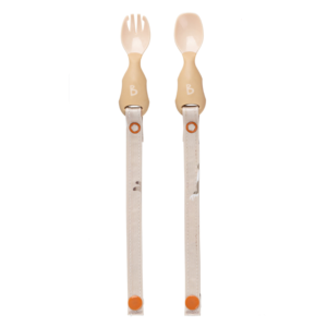 No Drop Baby Cutlery  - Fawn